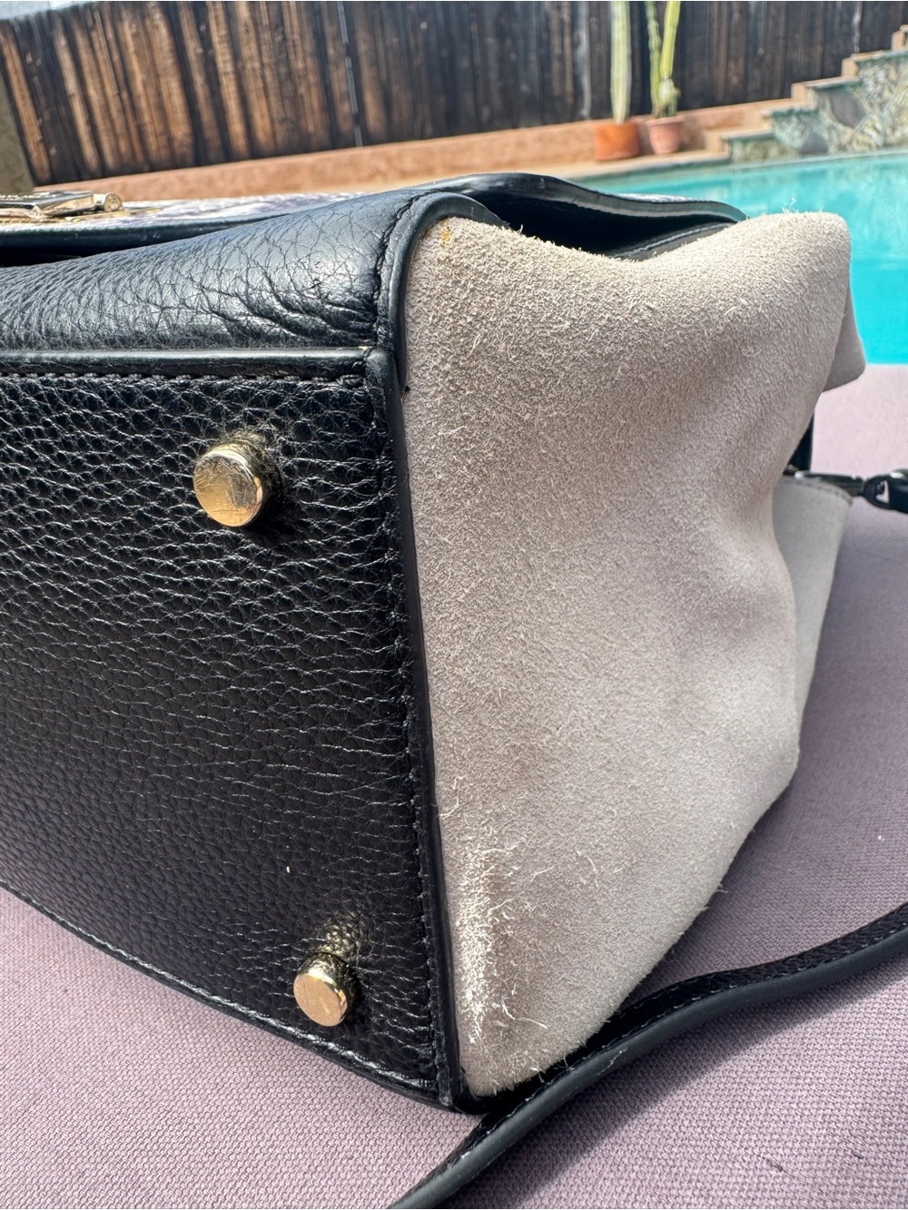 Kate Spade Magnolia Park Exotic Large Laurel Satchel Snake Suede Leather Bag
EUC - Picture 5 of 16